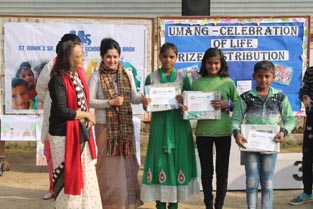 St. Mark's Sr. Sec. Public School, Meera Bagh - Students of Class XI successfully organise Umang : Celebration of Life : Click to Enlarge