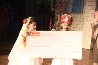 St. Mark's School, Meera Bagh - Contribution to SOS villages : Click to Enlarge