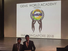 St. Mark's School, Meera Bagh - Winning streak in MUN continues - Second Runners Up Award in Singapore : Click to Enlarge