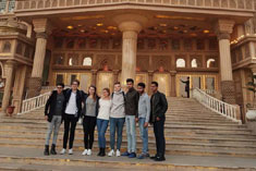 St. Mark's School, Meera Bagh - Delegation from Slovenia arrives : at Kingdom of Dreams : Click to Enlarge