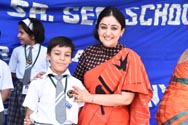 St. Mark's School, Meera Bagh - Members of the Junior Student Council takes oath : Click to Enlarge