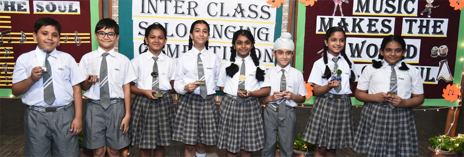 St. Mark's School, Meera Bagh - Solo Singing Competition for Class V held : Click to Enlarge