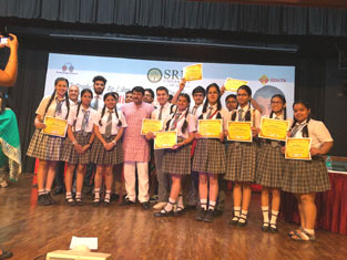 St. Mark's School, Meera Bagh - Honour for our Principal as well as the meritorious students of Class XII</b> (2018 pass outs) : Click to Enlarge