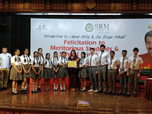 St. Mark's School, Meera Bagh - Honour for our Principal as well as the meritorious students of Class XII (2018 pass outs) : Click to Enlarge