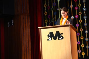 St. Mark's School, Meera Bagh - Ms. Sofie Dyhr Crump from the Royal Danish Embassy visits us : Click to Enlarge