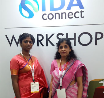St. Mark's School, Meera Bagh - Ms. R. Thomas and Ms. M. Som attend a workshop titled : Unlocking the Seventh Sense at the premier DIDAC INDIA 2018 conference : Click to Enlarge