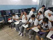 St. Mark's School, Meera Bagh - Astronomy club session on Invisible Astronomy : Click to Enlarge