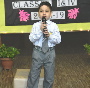 St. Mark's School, Meera Bagh - Solo Singing Competition for Classes 1 and 4 : Click to Enlarge