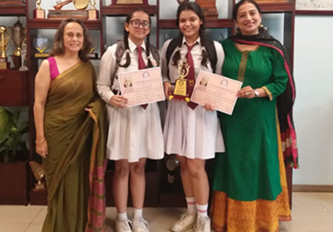 St. Mark's School, Meera Bagh - Our students shine at various Inter School Competitions : Click to Enlarge