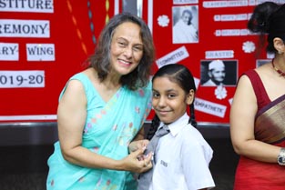 St. Mark's School, Meera Bagh - Investiture Ceremony for Primary Wing held : Click to Enlarge