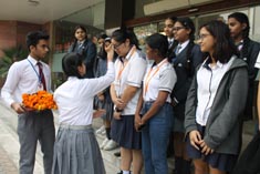 St. Mark's School, Meera Bagh - We host a delegation from Singapore : Click to Enlarge