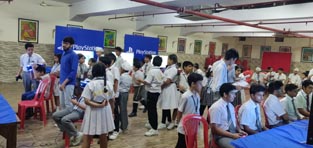 St. Mark's School, Meera Bagh - Our badminton champs qualify to play in the National Championships : Click to Enlarge