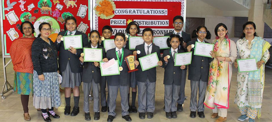 St. Mark's School, Meera Bagh - Remarkable performance in Saviours Environment Quiz : Click to Enlarge