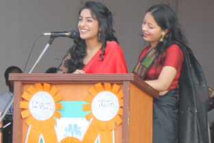 St. Mark's School, Meera Bagh - Wishing Class XII the very best on their farewell : Click to Enlarge