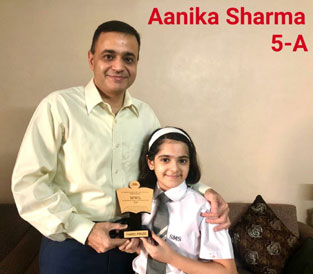 St. Mark's School, Meera Bagh - Our students from the Primary wing excel in Wonderful World of Literature - 2020 organised by St. Mark's Girls Sr. Sec. School : Click to Enlarge