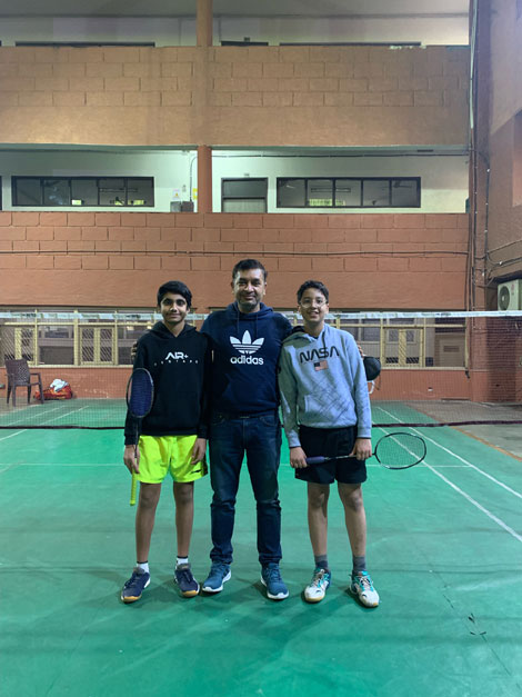 St. Mark's School, Meera Bagh - The sub junior boys and sub junior girls do us proud as they win the Badminton Zonal Tournament : Click to Enlarge