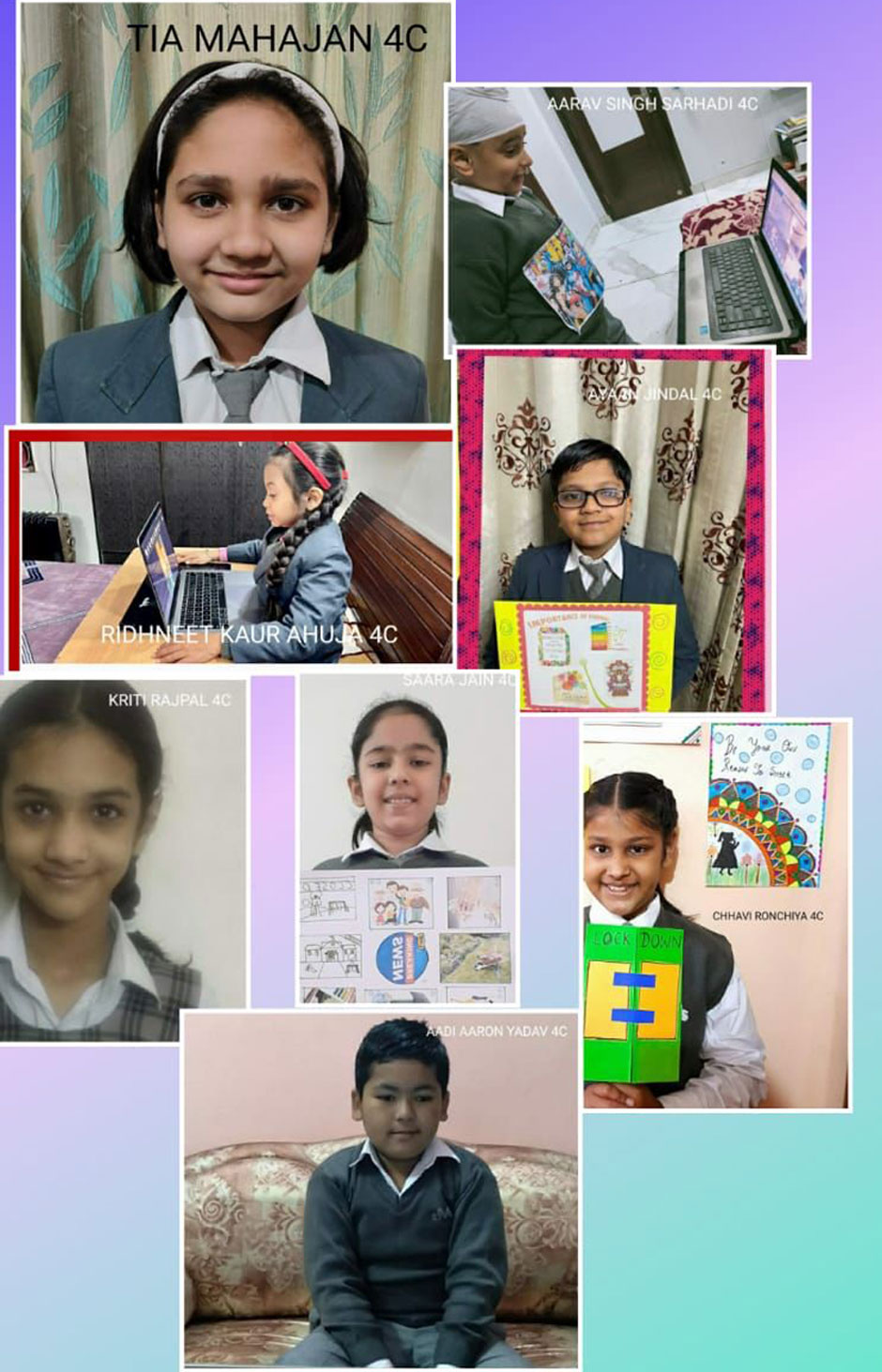 St. Mark's School, Meera Bagh - Talk Time Activity for students of Class 4 : Click to Enlarge