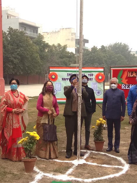 St. Mark's School, Meera Bagh - Republic Day celebrated with pomp and show : Click to Enlarge