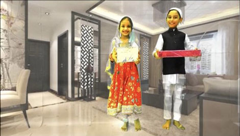 St. Mark's School, Meera Bagh - Eid-al-Adha celebrated with joy : Click to Enlarge
