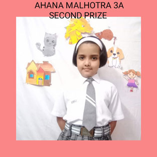 St. Mark's School, Meera Bagh - Inter Class English Recitation Competition was held for the students of Class 3 : Click to Enlarge