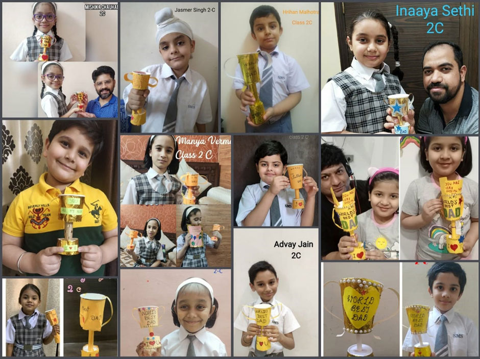 St. Mark's School, Meera Bagh - Father's Day celebrated with joy and enthusiasm : Click to Enlarge