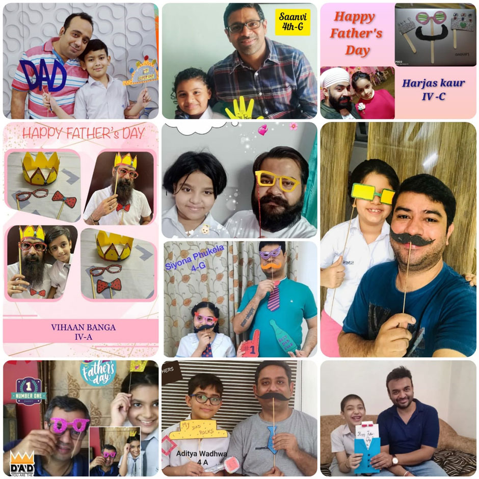 St. Mark's School, Meera Bagh - Father's Day celebrated with joy and enthusiasm : Click to Enlarge