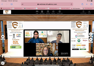St. Mark's School, Meera Bagh - Our Principal, Ms. A. Aggarwal, was one of the panelists for the session on Learning in Harmony for the Future by The Hindu, a leading national daily : Click to Enlarge