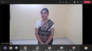St. Mark's School, Meera Bagh - Guests from Romania appreciate SMS Haute Couture, an online event showcasing the folk costumes of India International Day against Drug Abuse observed : Click to Enlarge