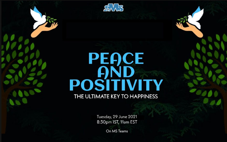 St. Mark's School, Meera Bagh - Our students presented a virtual cultural show Peace and Positivity - the ultimate key to happiness for guests from the United States of America : Click to Enlarge