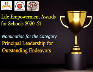 St. Mark's School, Meera Bagh - Our honourable Principal, Ms. A. Aggarwal, has been conferred with the award for Principal Leadership for Outstanding Endeavours : Click to Enlarge