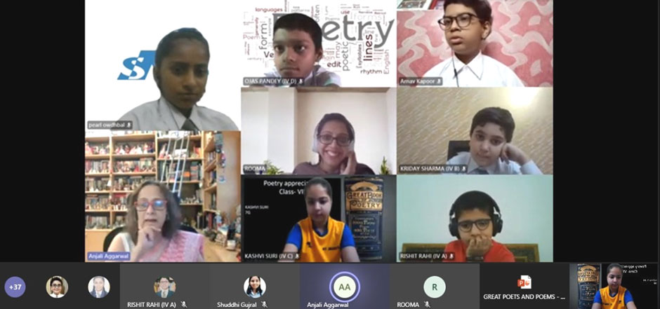 St. Mark's School, Meera Bagh - Poetry Appreciation Workshop conducted by our Principal, Ms. A. Aggarwal : Click to Enlarge