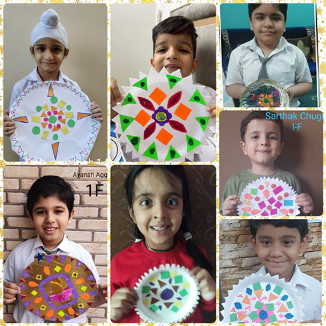 St. Mark's School, Meera Bagh - Diwali celebrated with pomp and show : Click to Enlarge
