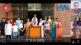 St. Mark's School, Meera Bagh - A musical video on Gender Equality in collaboration with writer, composer and singer Lourds Lane launched : Click to Enlarge
