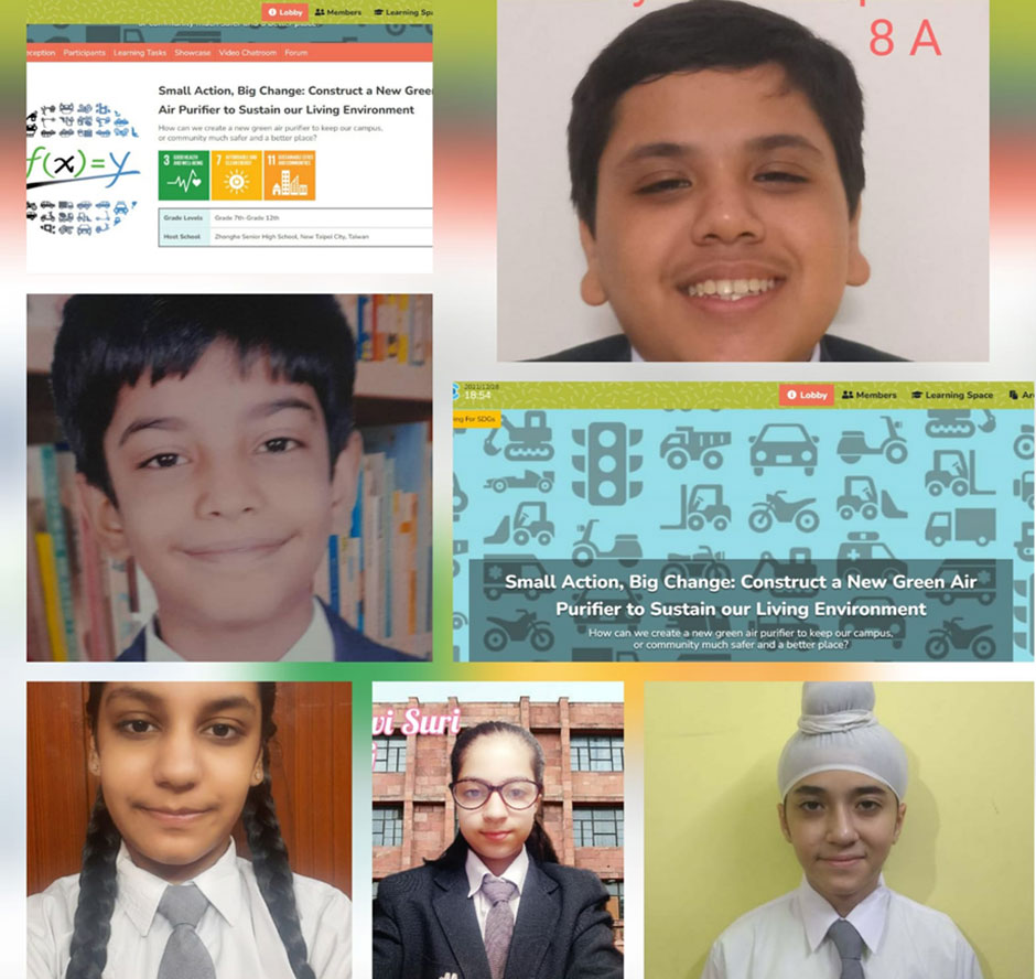 St. Mark's School, Meera Bagh - We win a stipend of 600 USD from the APEC Cyber Academy, Taiwan, for our excellent work in the project - How can we make the world more inclusive and sustainable? : Click to Enlarge