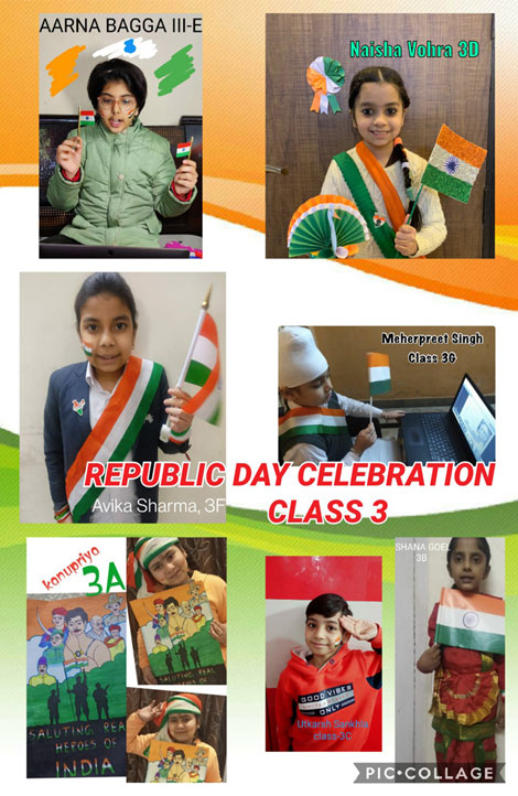 St. Mark's School, Meera Bagh - Republic Day celebrated with patriotic fervour : Click to Enlarge