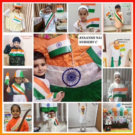 St. Mark's School, Meera Bagh - Republic Day celebrated with patriotic fervour : Click to Enlarge