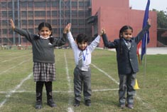 St. Mark's School, Meera Bagh - Field Day for students of the primary wing : Click to Enlarge