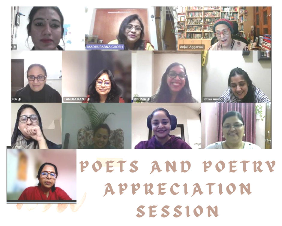 St. Mark's School, Meera Bagh - A session on Poets and Poetry Appreciation for the teachers from the English Department : Click to Enlarge