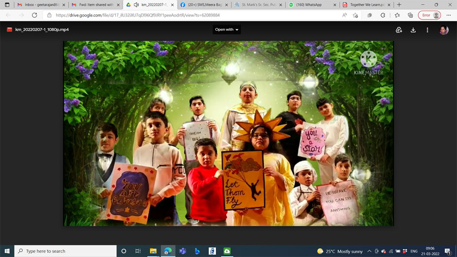 St. Mark's School, Meera Bagh - A unique and special theatrical production by our students : Click to Enlarge