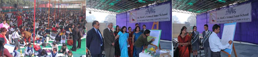 SMS, Janakpuri - XII Annual Inter School On The Spot Painting Competition