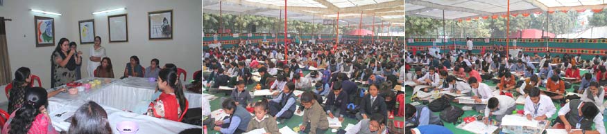 SMS, Janakpuri - XII Annual Inter School On The Spot Painting Competition