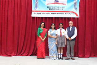 St. Mark's School, Janakpuri - Investiture Ceremony 2021-22 : Click to Enlarge