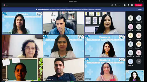 St. Mark's School, Janak Puri - Webinar on Covid 19 Awareness and Preparedness by Connections (Medical faculty of our Alumni Association) : Click to Enlarge
