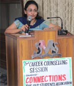 SMS, Janakpuri - Alumni - Career Counselling 2012 - Ms. Abha : Click to Enlarge