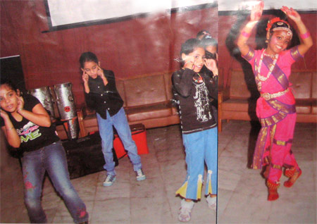 Primary children showing their talent - Click to Enlarge