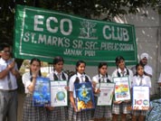 SMS, Janakpuri - ISA Activity - Our Concern, Mother Earth : Click to Enlarge
