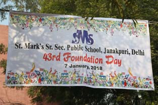 St. Mark's, Janakpuri celebrates its 43rd Foundation Day : Click to Enlarge