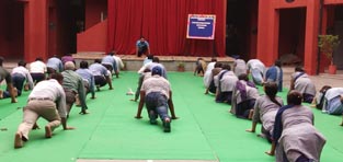 St. Mark's School, Janak Puri - International Yoga Day Celebrations : Click to Enlarge
