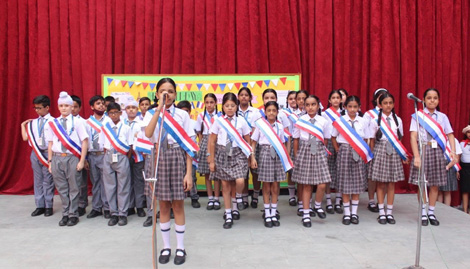 St. Marks Sr. Sec. Public School, Janakpuri - Bastille Day Celebrations : Click to Enlarge
