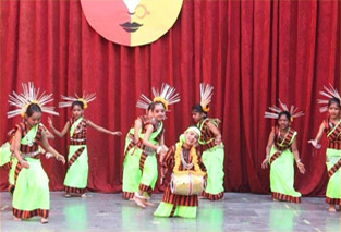 St. Marks Sr. Sec. Public School, Janakpuri - The students of Class 2 presented a spellbound programme to pay homage to Goddess Durga, on the occasion of Durga Puja : Click to Enlarge